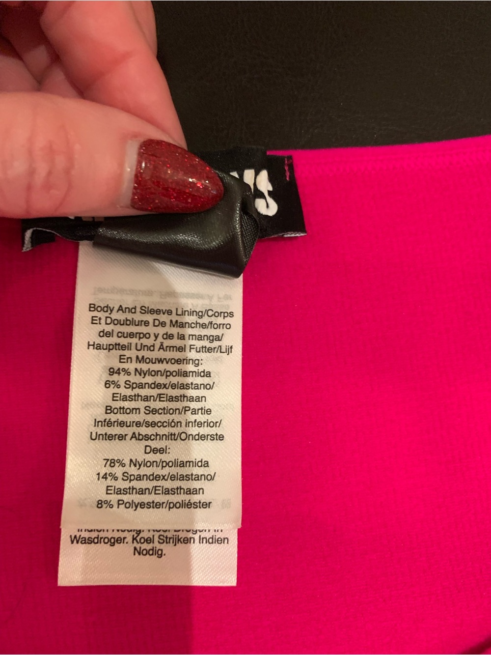 🩷DKNY JEANS🩷MESH-SLEEVE, LOGO TRIM, SCOOP NECK BLOUSE. NWOT. - Picture 8 of 10